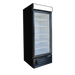 Ojeda 30 1/5" RMH Series One Section Glass Door Merchandiser - (1) Right Hinge Door, Black, 120v (RMH 27)-cityfoodequipment.com