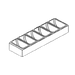 Perlick CC6 (6) Compartment Bar Garnish Tray-cityfoodequipment.com