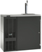 Perlick DDS36-BS-L-STK 36" Kegerator Beer Dispenser w/ (1) Keg Capacity - No Tap Kit, Black, 120v-cityfoodequipment.com