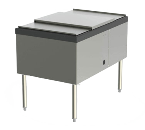 Perlick SS24IC20 24-In Pass Thru Ice Chest Service Station W/ 20 Circuit Cold Plate, 114-Lb-cityfoodequipment.com
