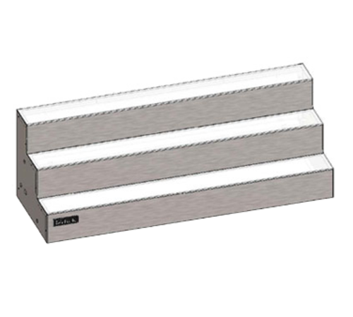 Perlick LMD3-48R 48-In Lighted Merchandise Display W/ Right End Power Cord, 3-Tier-cityfoodequipment.com