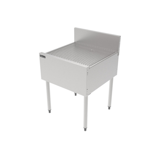 Perlick TSF24DB Underbar Freestanding Drainboard - 6" Backsplash, 24" X 24"-cityfoodequipment.com