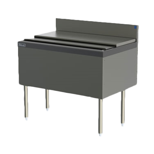 Perlick TSF42IC10 42-in TSF Series Ice Chest w/ 10-Circuit Cold Plate, 125-lb-cityfoodequipment.com