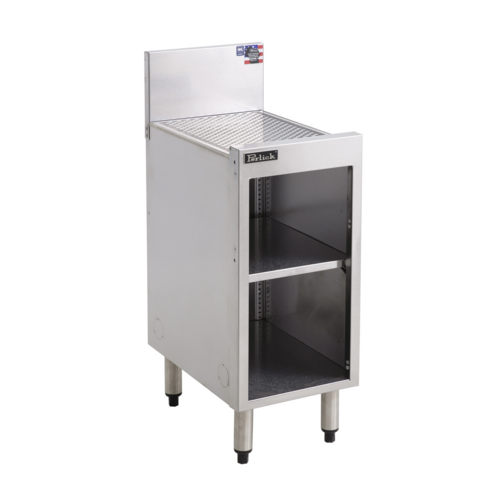 Perlick TS12SC 12" Stationary Storage Cabinet W/ Open Base, 18 9/16" Front To Back-cityfoodequipment.com