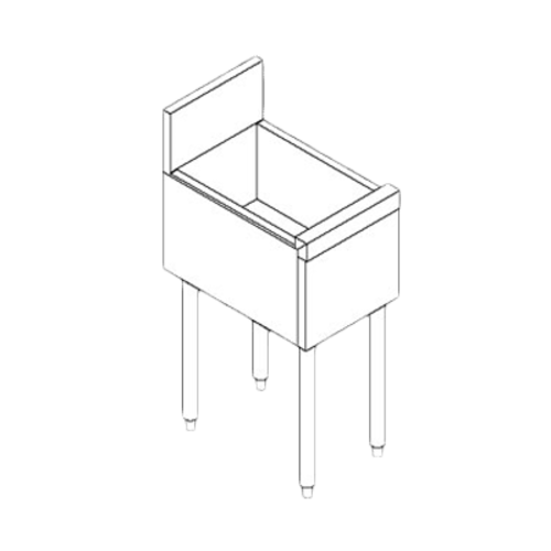 Perlick TS12U 12-In TS Series Insulated Storage Chest W/ Legs, Stainless-cityfoodequipment.com