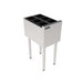 Perlick TS12U2 12 in Insulated Storage Chest w/ Legs & 6 Bottle Wells, Stainless-cityfoodequipment.com