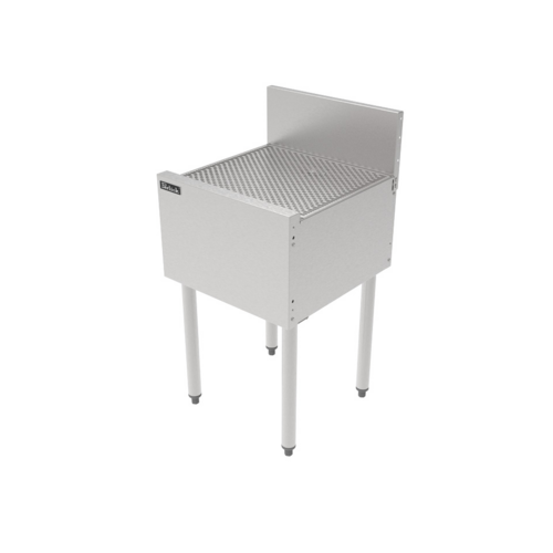Perlick TS18DB Underbar Freestanding Drainboard - 6" Back Splash, 18" X 18 9/16"-cityfoodequipment.com