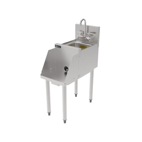 Perlick TSF18BS 18" Underbar Blender Recess Station W/ Dump Sink-cityfoodequipment.com