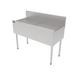 Perlick TS42DB Underbar Freestanding Drainboard - 6" Backsplash, 42" X 18 9/16"-cityfoodequipment.com