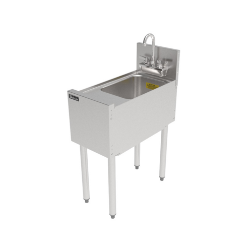Perlick TSF12DS Underbar Dump Sink W/ 14"L X 10"W X 9 1/4"D Bowl-cityfoodequipment.com