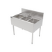 Perlick TSF36M3 72" 3 Compartment Sink W/ 14"L X 10"W Bowl, 9 1/4" Deep-cityfoodequipment.com