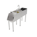 Perlick TSS12BS 12" Underbar Blender Recess Station W/ Dump Sink-cityfoodequipment.com