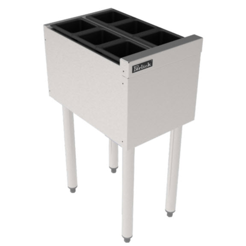 Perlick TSS12U2 12-In Underbar Insulated Storage Chest W/ 6-Bottle Wells, Island Type-cityfoodequipment.com