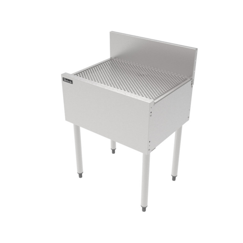 Perlick TS24DB-STK Under Bar Freestanding Drainboard - 6" Back Splash, 24" X 18 9/16"-cityfoodequipment.com