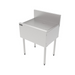 Perlick TS24DB-STK Under Bar Freestanding Drainboard - 6" Back Splash, 24" X 18 9/16"-cityfoodequipment.com