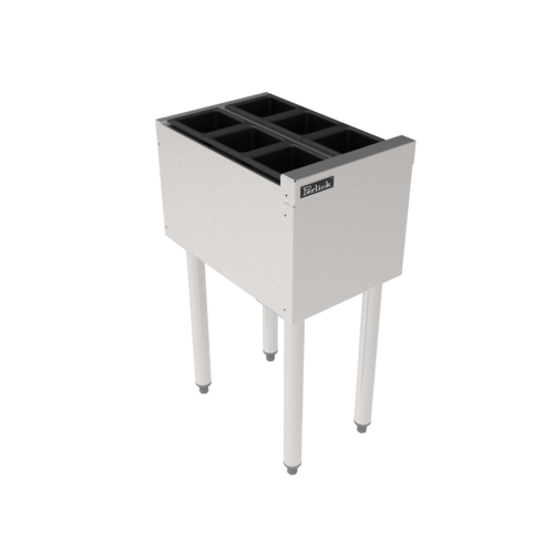 Perlick TS12U2-STK 12" Ice Chest W/ 6 Bottle Wells-cityfoodequipment.com