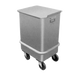 Piper Products Mobile Ingredient Bin - 27 Gallon Capacity, Stainless Steel, Silver (47-150)-cityfoodequipment.com