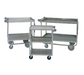 Lakeside 959 3 Level Stainless Utility Cart w/ 1000 lb Capacity, Raised Ledges-cityfoodequipment.com