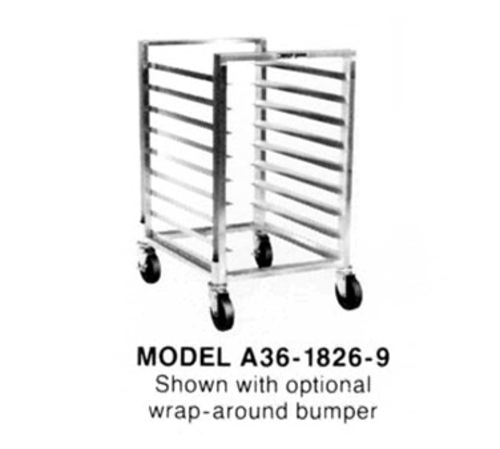 New Age 21 1/2"W 20 Bun Pan Rack w/ 3" End Load Slides (4331)-cityfoodequipment.com