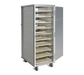 Piper Products Enclosed Tray Delivery Cart, 12 Tray Capacity, 2 Trays Per Slide, Aluminum (AD-12)-cityfoodequipment.com