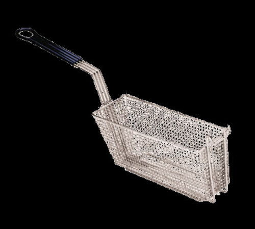 Pitco P6072147 Fryer Basket w/ Uncoated Handle & Front Hook, 13 1/4" x 4 1/2" x 5 3/4"-cityfoodequipment.com