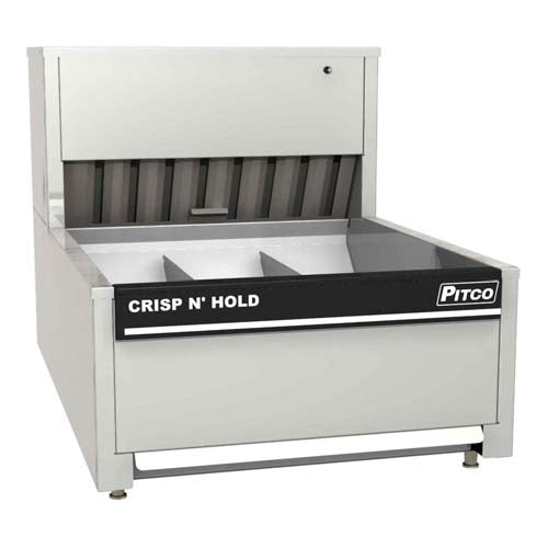 Pitco PCC-18 18" Crisp 'N Hold™ Countertop Fry Warmer Dump Station - Underburner, 120v-cityfoodequipment.com