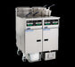 Pitco SSHLV14TC-2/FD Gas Fryer - (4) 17 lb Vats, Floor Model, LP-cityfoodequipment.com