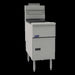 Pitco VF-65S Gas Fryer - (1) 65 lb Vats, Floor Model, Natural Gas-cityfoodequipment.com