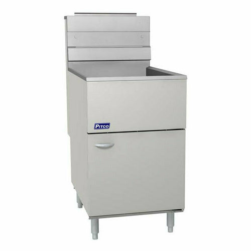 Pitco 65C+S Gas Fryer - (1) 80 lb Vat, Floor Model, Natural Gas-cityfoodequipment.com