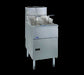 Pitco SG18-S Gas Fryer - (1) 90 lb Vat, Floor Model, Natural Gas-cityfoodequipment.com