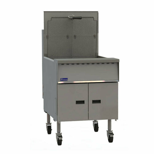 Pitco SGM24 Gas Fryer - (1) 150 lb Vat, Floor Model, Natural Gas-cityfoodequipment.com