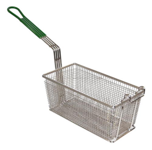 Prince Castle 678-P Fryer Basket w/ Coated Handle & Front Hook, 13 1/4" x 6 1/2" x 5 4/5"-cityfoodequipment.com
