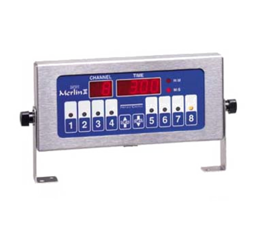 Prince Castle 740-T8 8 Channel Single Function Electric Timer, Bold LCD Readout, 120v-cityfoodequipment.com