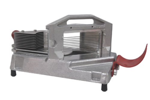 Prince Castle 943-D Aluminum Food Slicer, 7/32" Blade, Tomatoes, Manual-cityfoodequipment.com