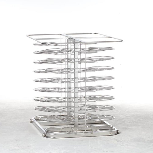 Rational 60.12.022 Mobile Plate Rack for 10-Half Size Pro/Classic w/ (52) Plate Capacity-cityfoodequipment.com