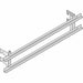 Rational 60.12.139 Two-Shelf Full Size Sheet Pan Adapter-cityfoodequipment.com