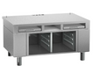 Rational 60.31.326 Stationary Equipment Stand for 2-XS, Open Cabinet Base & Pull Out Shelves-cityfoodequipment.com