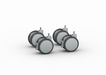 Rational 60.31.433 Caster Kit for 2-XS & 2-S-cityfoodequipment.com