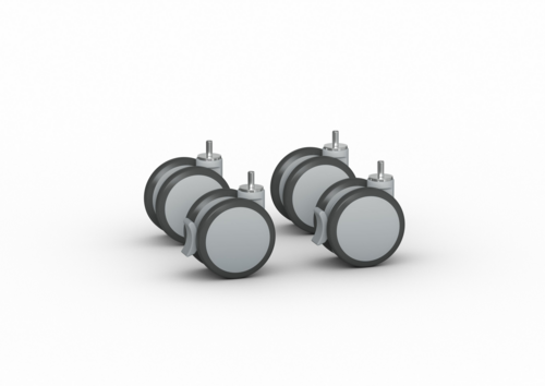Rational 60.31.433 Caster Kit for 2-XS & 2-S-cityfoodequipment.com
