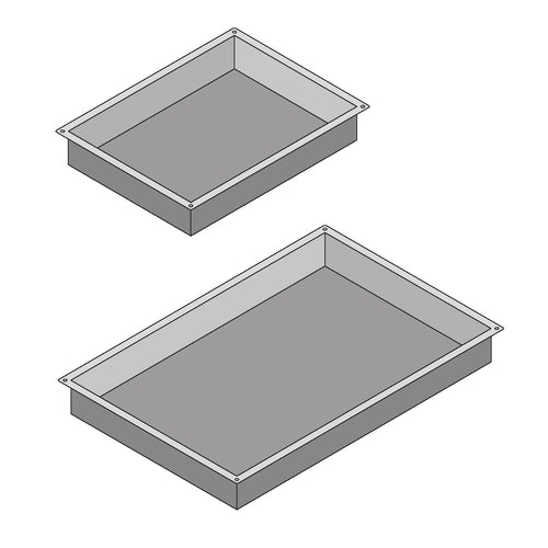Rational 6014.1102 Full Size Gastronorm Container for Combi Ovens, Granite Enameled-cityfoodequipment.com