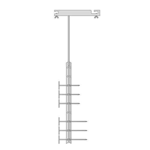 Rational 6035.1003 Lamb & Suckling Pig Spit for 20-Half Size-cityfoodequipment.com
