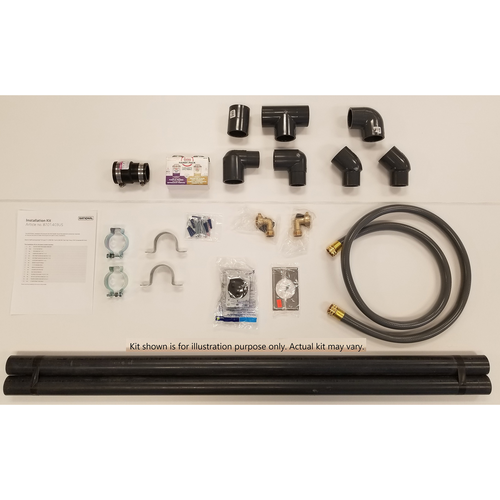 Rational 87.01.401US Installation Kit for Electric iCombi/SCC/CMP XS 208v or 240v/3ph - CPVC Drain-cityfoodequipment.com