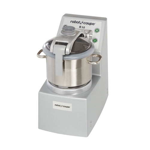 Robot Coupe R10 2 Speed Cutter Mixer Food Processor w/ 10 qt Bowl, 208 240v/3ph-cityfoodequipment.com