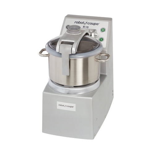 Robot Coupe R15 Vertical Cutter Mixer w/ 15 qt Stainless Bowl & 2 Speeds-cityfoodequipment.com