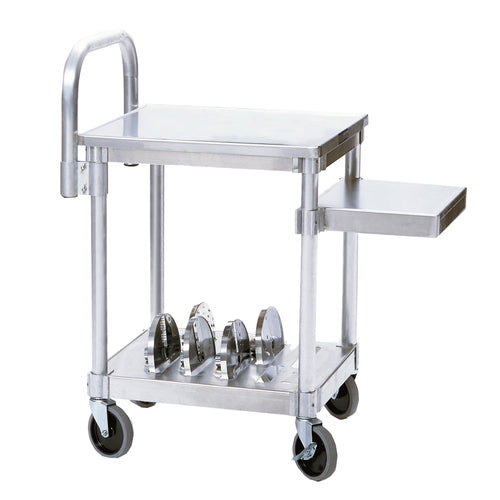 Robot Coupe R199 18 1/2" x 34 1/4" Mobile Equipment Stand for Blixers, Undershelf-cityfoodequipment.com