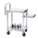 Robot Coupe R199 18 1/2" x 34 1/4" Mobile Equipment Stand for Blixers, Undershelf-cityfoodequipment.com