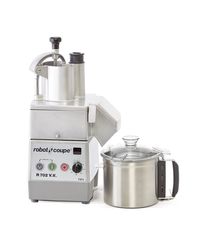 Robot Coupe R702VV 2 Speed Continuous Feed Food Processor w/ 8 qt Bowl, 120v-cityfoodequipment.com