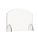 Rosseto Freestanding Safety Shield - 24"L x 15 1/2"H, Acrylic, Clear (AG001)-cityfoodequipment.com