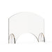 Rosseto Freestanding Safety Shield w/ Pass Thru Window - 24"L x 15 1/2"H, Acrylic, Clear (AG002)-cityfoodequipment.com
