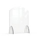 Rosseto Freestanding Safety Shield - 24"L x 28"H, Acrylic, Clear (AG007)-cityfoodequipment.com